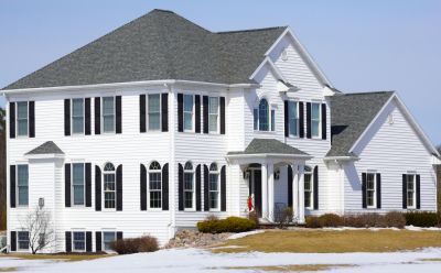 Grey Vinyl Siding Installation